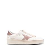 Roze Sneakers Distressed Design Logo Patch Golden Goose , Pink , Dames