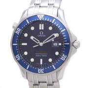 Pre-owned Stainless Steel watches Omega Vintage , Blue , Heren