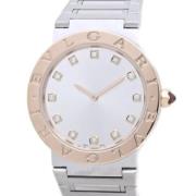 Pre-owned Stainless Steel watches Bvlgari Vintage , White , Dames