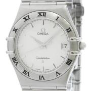 Pre-owned Stainless Steel watches Omega Vintage , White , Heren