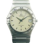 Pre-owned Stainless Steel watches Omega Vintage , Beige , Heren