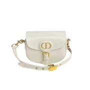 Pre-owned Leather dior-bags Dior Vintage , White , Dames