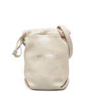 Pre-owned Fabric shoulder-bags Yves Saint Laurent Vintage , Beige , Da...