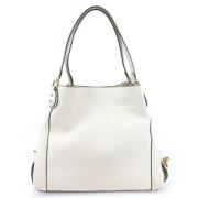 Pre-owned Leather shoulder-bags Coach Pre-owned , White , Dames