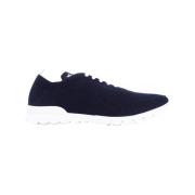 Blauwe Cashmere Sneakers Stijlvolle Moderne Man Kiton , Blue , Heren