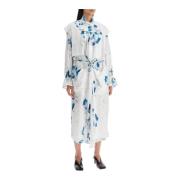 Gedrukte Cape Stofjas Lemaire , White , Dames