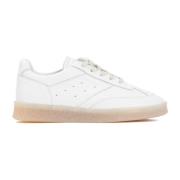 Witte Leren Sneakers Stijlvolle Casual Schoenen MM6 Maison Margiela , ...