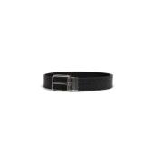 Warmte Mono Leren Riem Herfst/Winter Collectie Calvin Klein , Black , ...