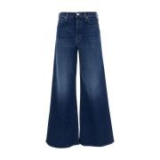 Roller Sneak Jeans Mother , Blue , Dames