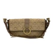 Pre-owned Fabric shoulder-bags Salvatore Ferragamo Pre-owned , Beige ,...