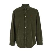 Groene Corduroi Button Down Overhemden Polo Ralph Lauren , Green , Her...