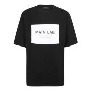 Zwarte T-shirts & Polos voor mannen Balmain , Black , Heren