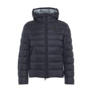 Blauwe Gewatteerde Donsjas Aw24 Blauer , Blue , Heren