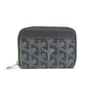 Pre-owned Leather wallets Goyard Vintage , Black , Unisex