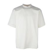 Casual Katoenen T-Shirt Balenciaga , Beige , Dames