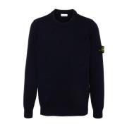 Blauwe Sweaters voor Mannen Stone Island , Blue , Heren