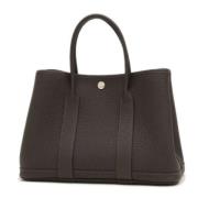 Pre-owned Leather handbags Hermès Vintage , Black , Dames