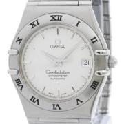 Pre-owned Stainless Steel watches Omega Vintage , White , Heren