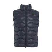 Blauwe Gewatteerde Vest Aw24 Blauer , Blue , Heren