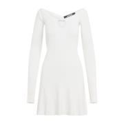 Witte Schulp Jurk Jacquemus , White , Dames