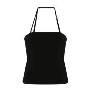 Stijlvolle Tops voor Trendy Looks The Attico , Black , Dames