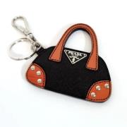 Pre-owned Fabric key-holders Prada Vintage , Black , Dames