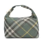 Groene Handtas Aw24 Stijlvol Ontwerp Burberry , Green , Dames