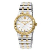 Dames Roestvrijstalen Analoge Horloge Roberto Cavalli , Yellow , Dames