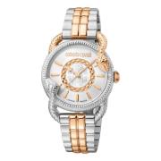 Luxe Analoge Horloge voor Vrouwen Roberto Cavalli , Yellow , Dames