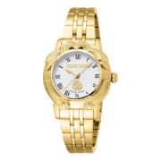 Dames Roestvrijstalen Analoge Horloge Roberto Cavalli , Yellow , Dames