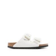 Witte Sandalen voor Zomerse Outfits Birkenstock , White , Dames