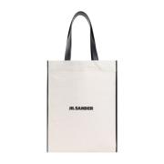 Neutrale Tote Bag Shopper Jil Sander , Beige , Heren