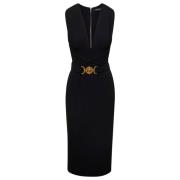 Zwarte jurken Versace , Black , Dames