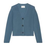 V-hals vest relaxed Marc O'Polo , Blue , Dames