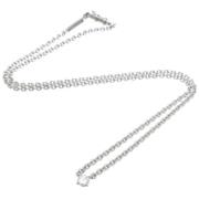 Pre-owned White Gold necklaces Cartier Vintage , Gray , Dames