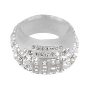 Helder strass ring Balmain , Gray , Dames