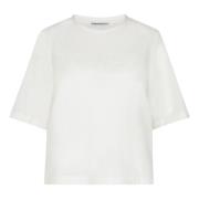 Diedra Blouse met 3/4 Mouwen Drykorn , White , Dames