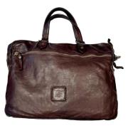 Leren Aktetas, Bruin Campomaggi , Brown , Unisex