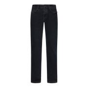 Midnight Blue Denim Slim Fit Jeans Saint Laurent , Blue , Heren