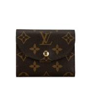 Pre-owned Canvas wallets Louis Vuitton Vintage , Brown , Dames