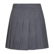 Angel Geplooide Minirok Grijs Max Mara Studio , Gray , Dames