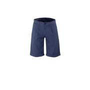 Luxe Sea Island Cotton Shorts Moorer , Blue , Heren