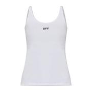 Gestreepte top Off White , White , Dames