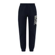 Sweatpants met logo Emporio Armani EA7 , Blue , Heren