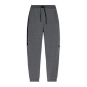 Sweatpants met logo Emporio Armani EA7 , Gray , Heren