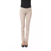 Stijlvolle Beige Slim Fit Kettingbroek Byblos , Beige , Dames