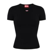 T-shirt T-Ele-Long-D Diesel , Black , Dames