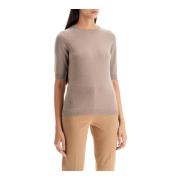 Round-neck Knitwear Max Mara , Beige , Dames