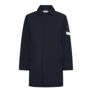 Blauwe Winterjassen Stone Island , Blue , Heren