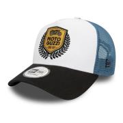 Wit/Blauw Moto Guzzi Trucker Hoed New Era , Multicolor , Heren